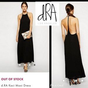 NWOT - d.RA Kaci Open Back Chiffon Maxi Dress - S